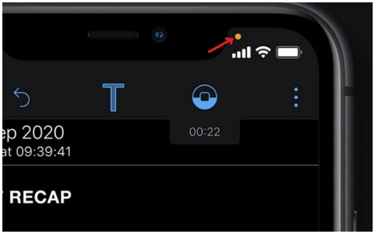 all-you-need-to-know-about-orange-dot-in-iphone-screen-saralfix